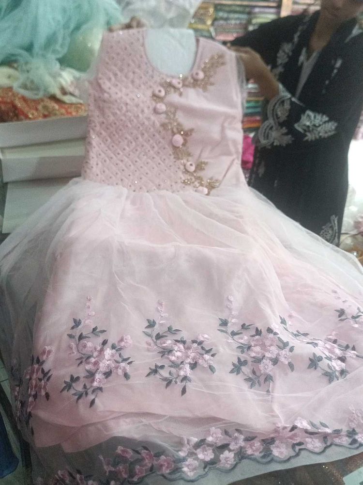 Pink Floral Dress