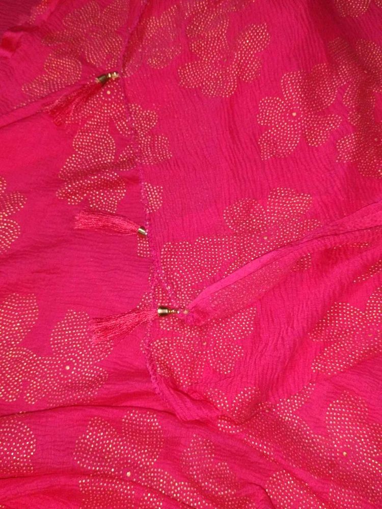 Hot Pink Duppata
