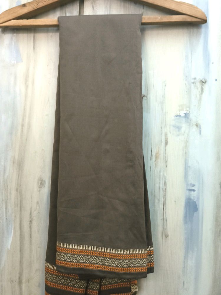 Brown Colour Saree