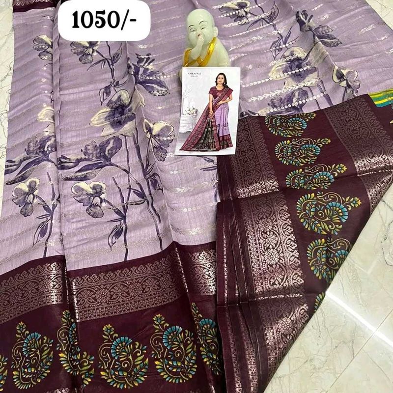 Floral Print Saree
