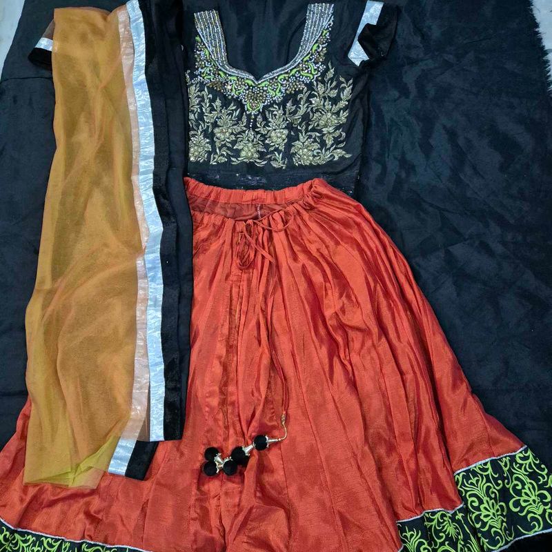 Elegant Lehenga Choli Set|wedding|marriage