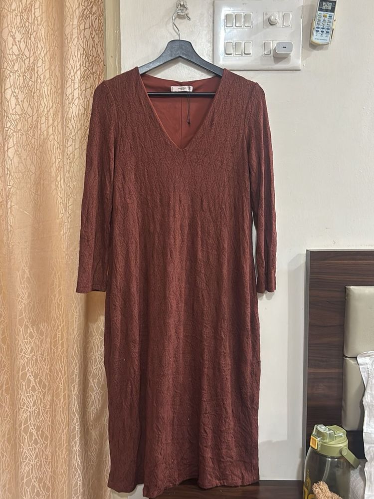 Elegant Brown Dress