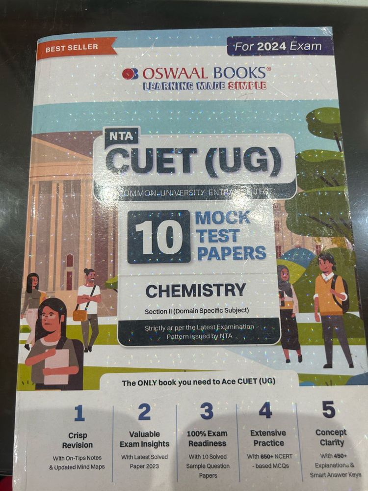 OSWAAL NTA CUET CHEMISTRY MOCK TEST PAPERS