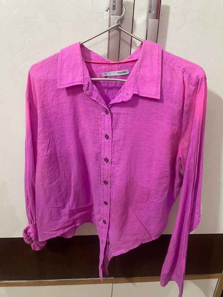 Pink Long Sleeve Top