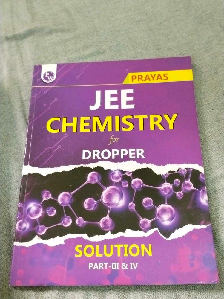 JEE Chemistry Book for Droppers