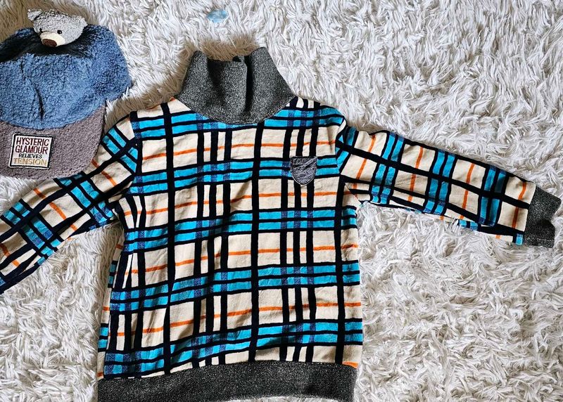 Cute Plaid Pullover