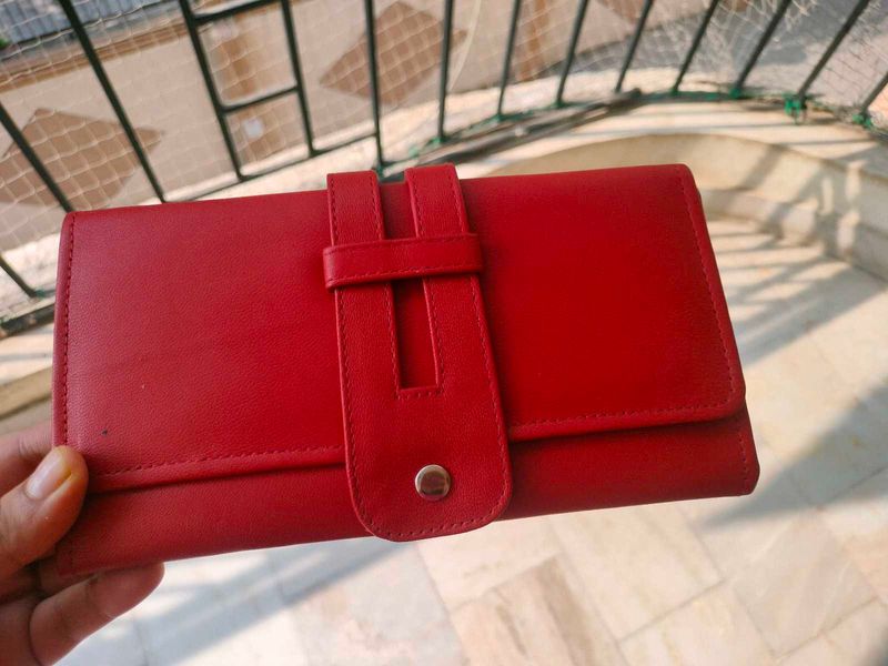 Red Bi-Fold Wallet