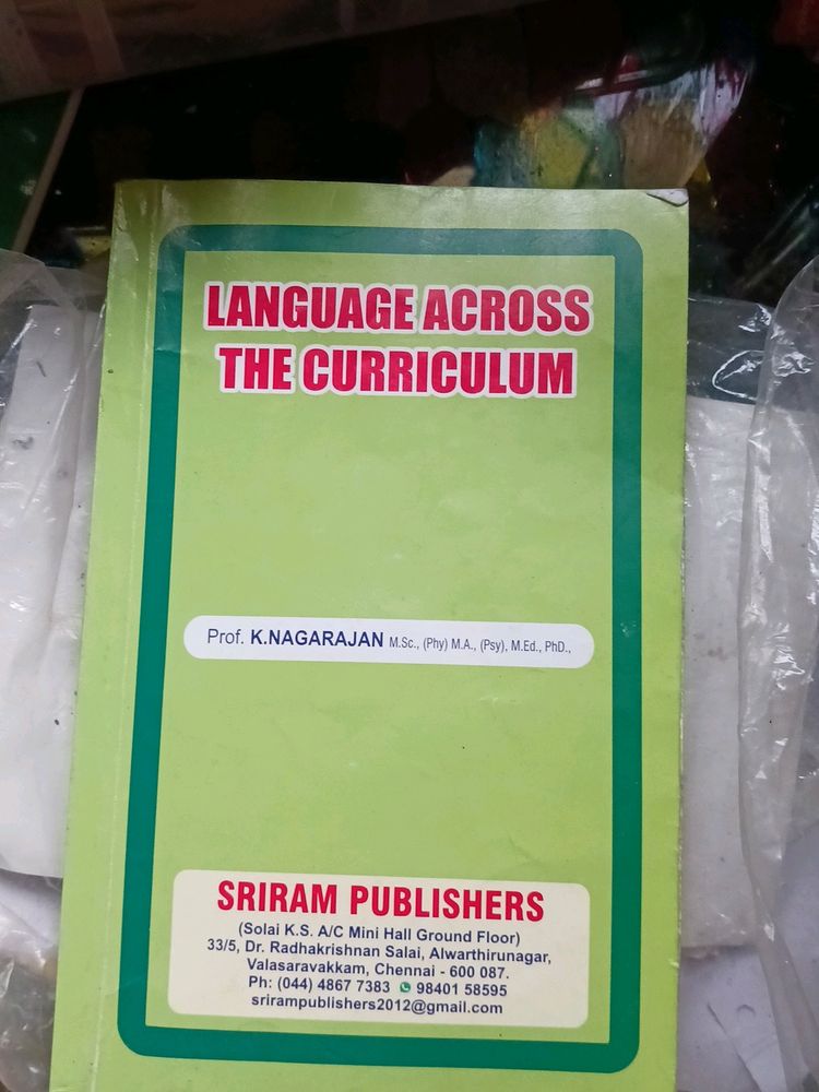 Language Across The Curriculum
