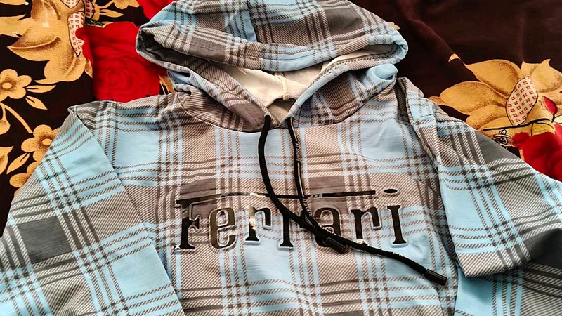 Ferrari Plaid Hoodie