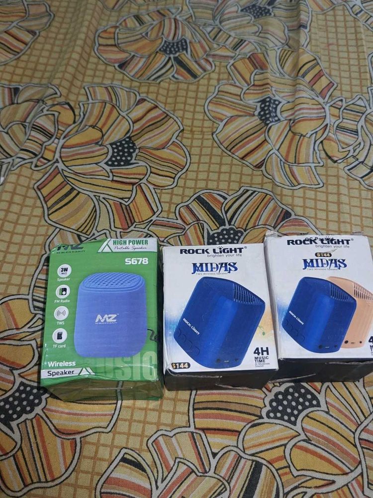 Portable Wireless Speakers but not working