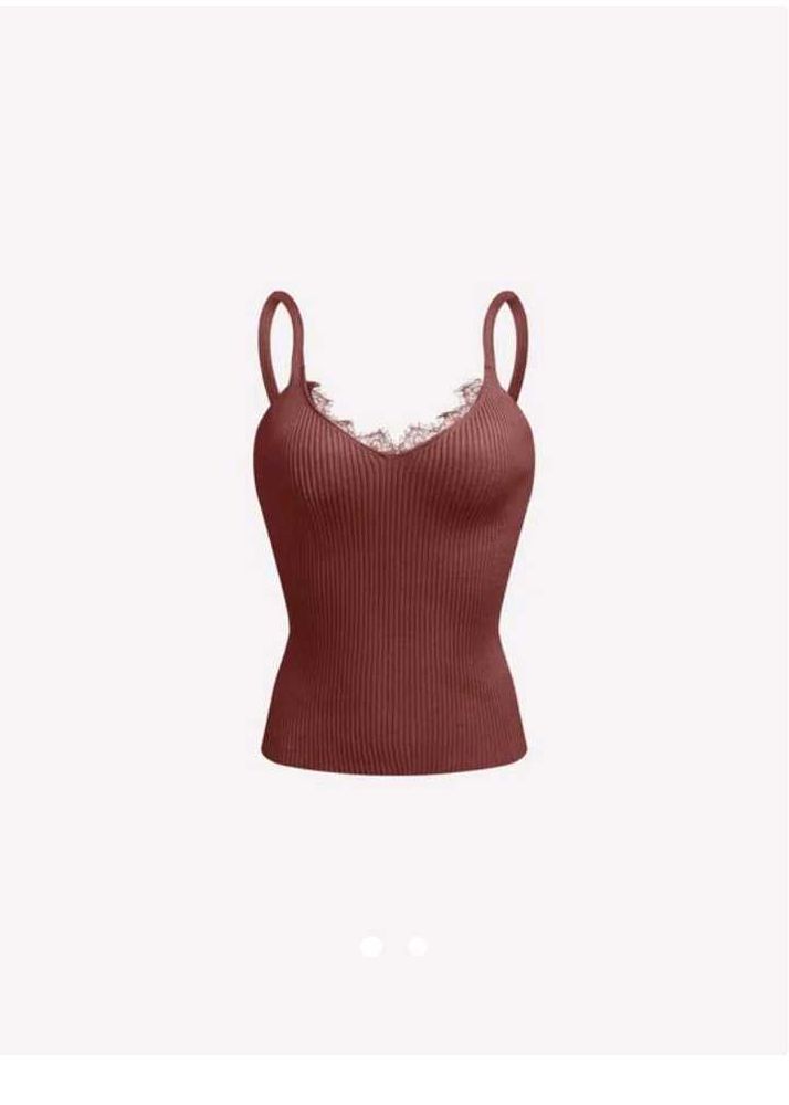 Lace Trim Tank Top