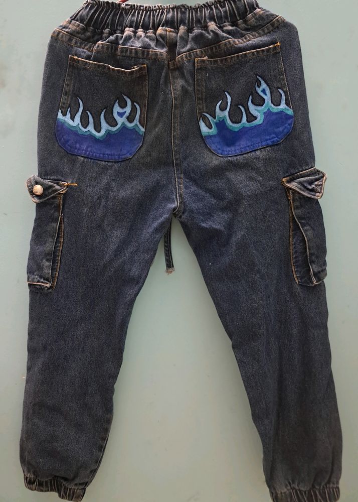 🌊Painted Jeans