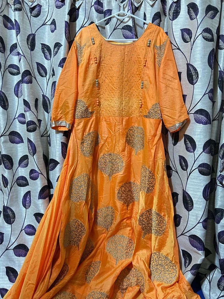 Elegant Orange Kurta
