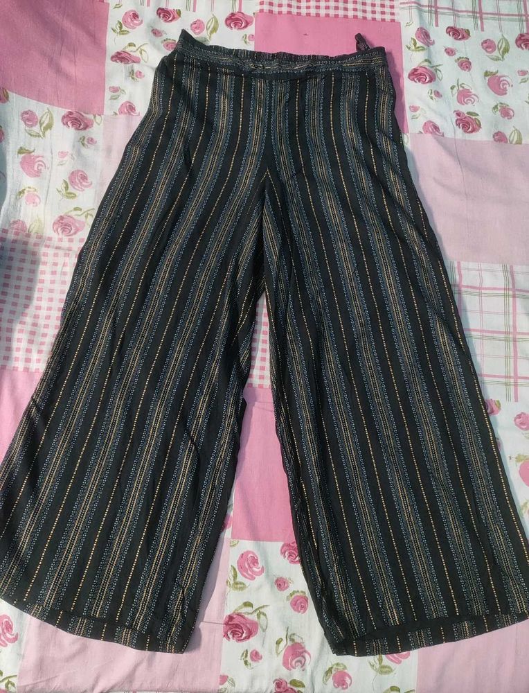 Elegant Avaasa Black Plazo for Women 🎀 - Size &#34;S&#34;
