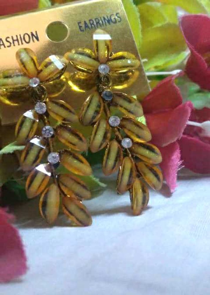 Floral Drop Earrings