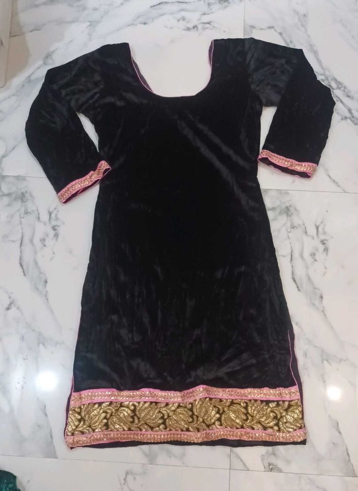 Elegant Black Kurta