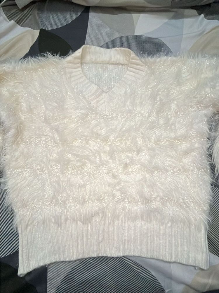 White Woollen Sweater