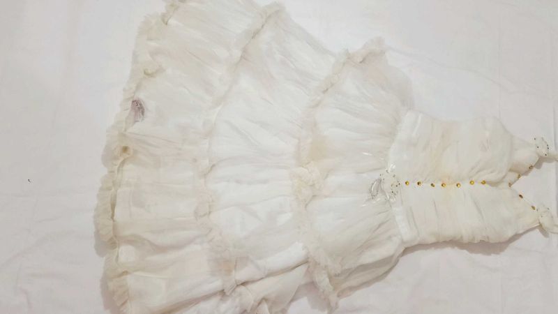 White Frock For Girls