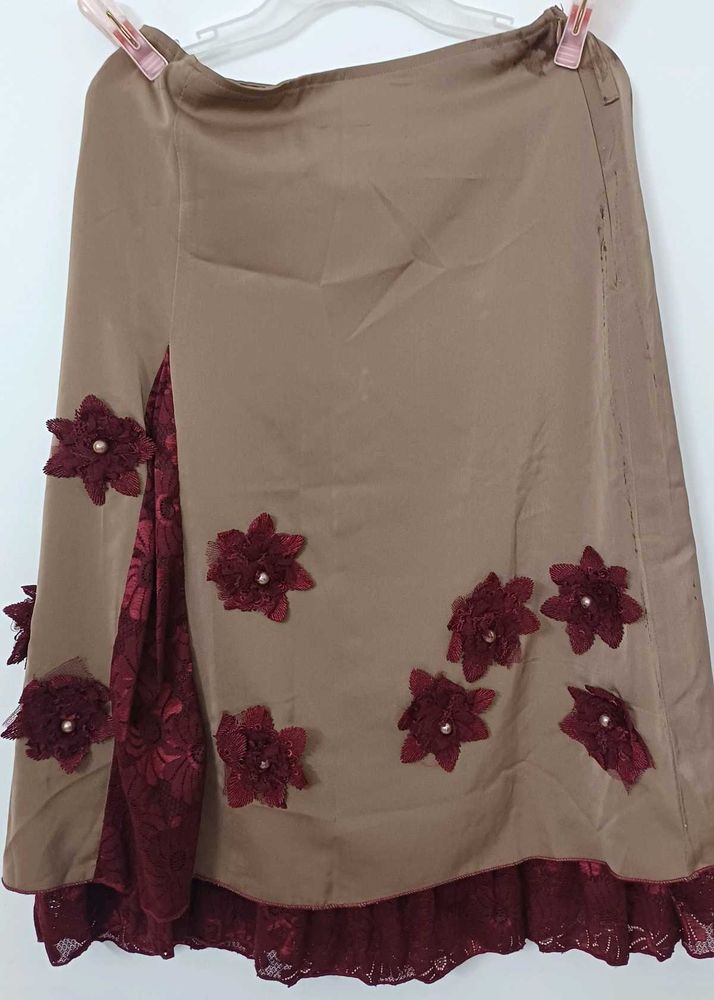 Elegant Floral Skirt