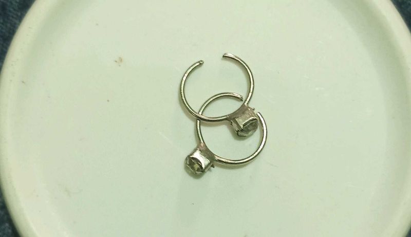 Cute Silver Tone Earrings