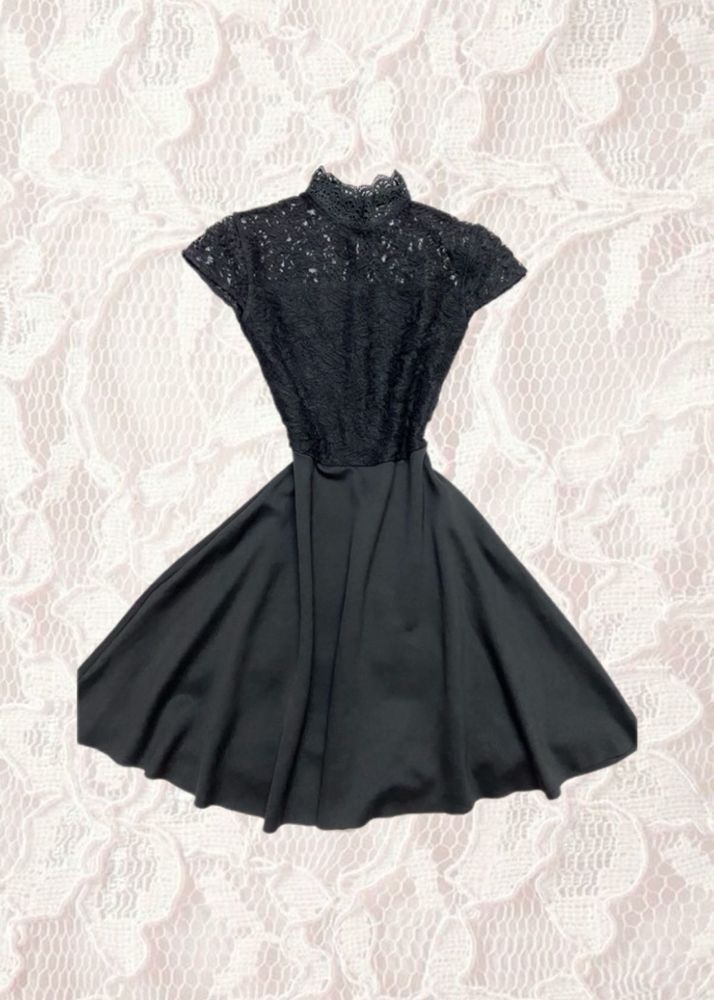 Lacy Black Dress