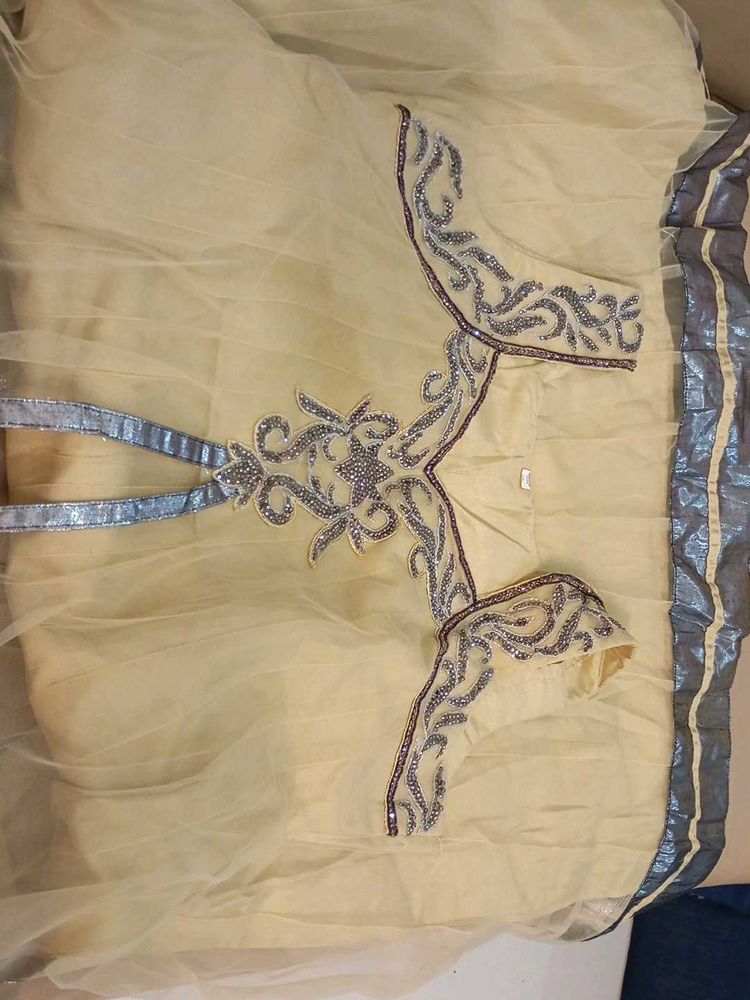 Elegant Ethnic Gown--Sleeves attached