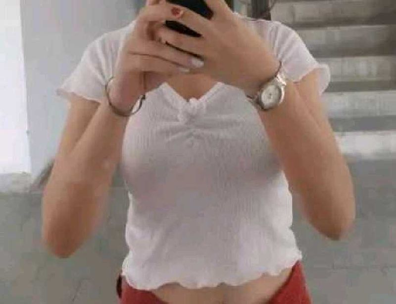 White Bow Tee