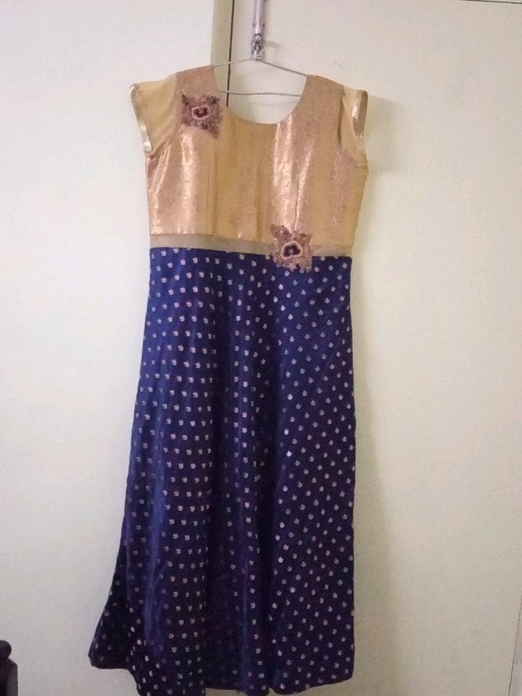 Ethnic Long Frock With Chunni