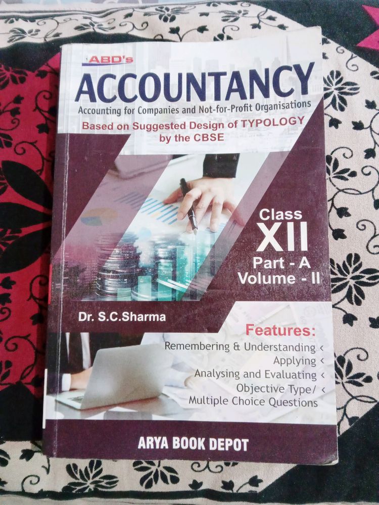 Accountancy Book By Dr S. C Sharma For Class 12th