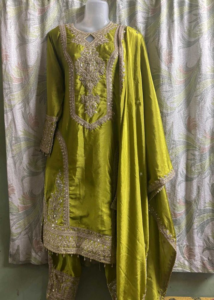 🎉Elegant Green Kurta Set