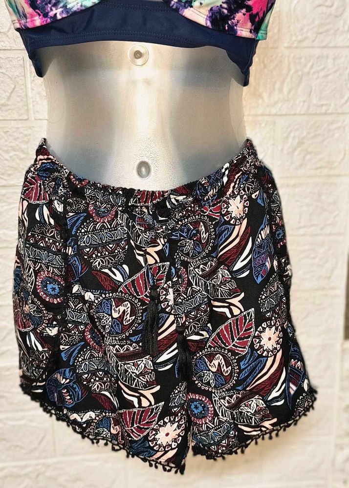 Boho Chic Shorts New Piece M Size