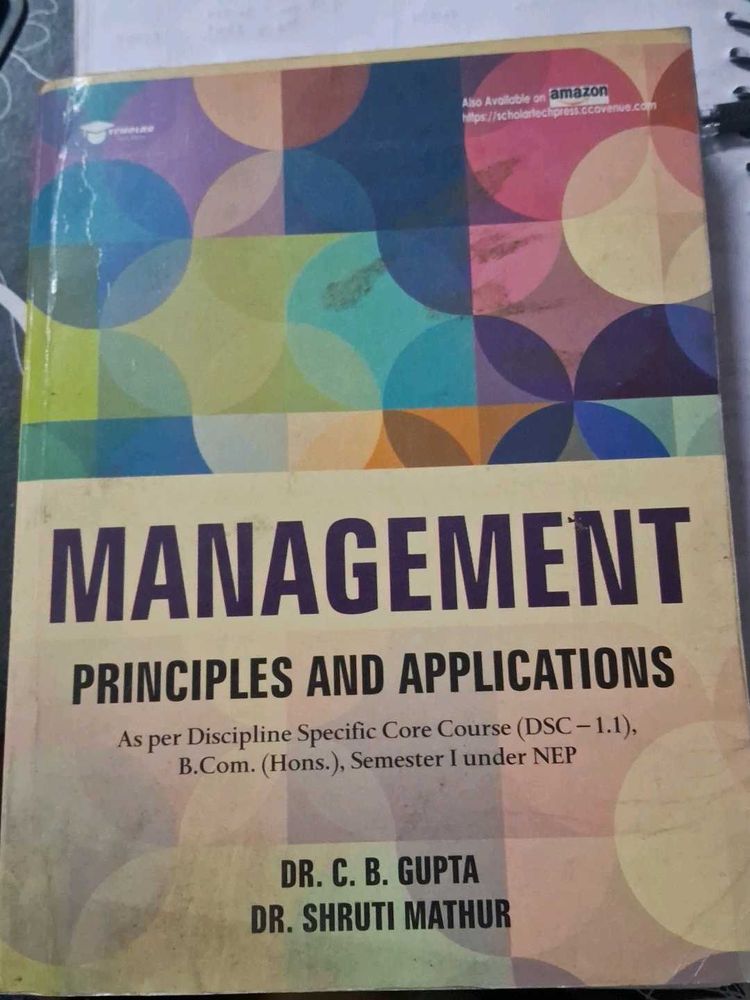Management Principles &amp; Applications
