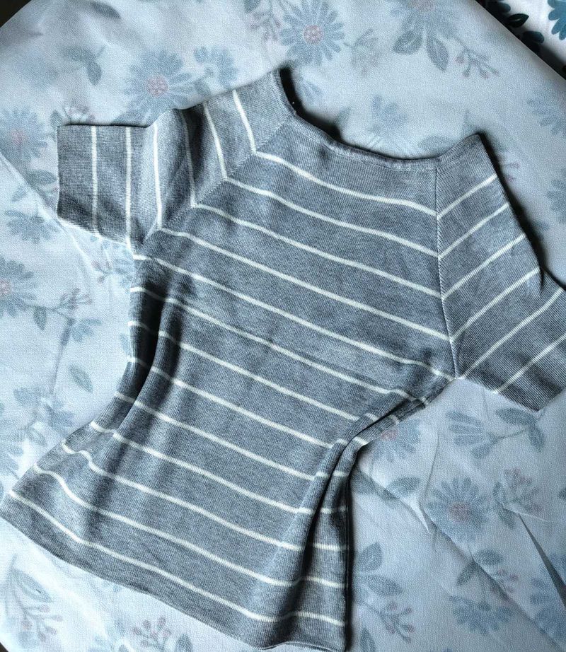 Trendy Striped Slim Fit Tee ..