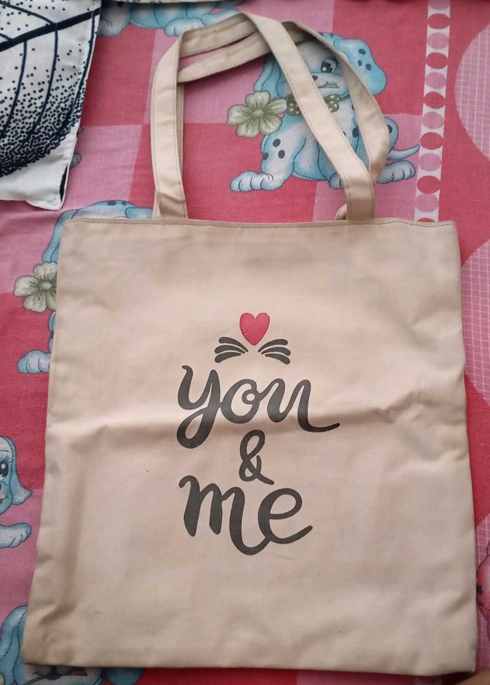 Cute &#39;You &amp; Me&#39; Tote Bag