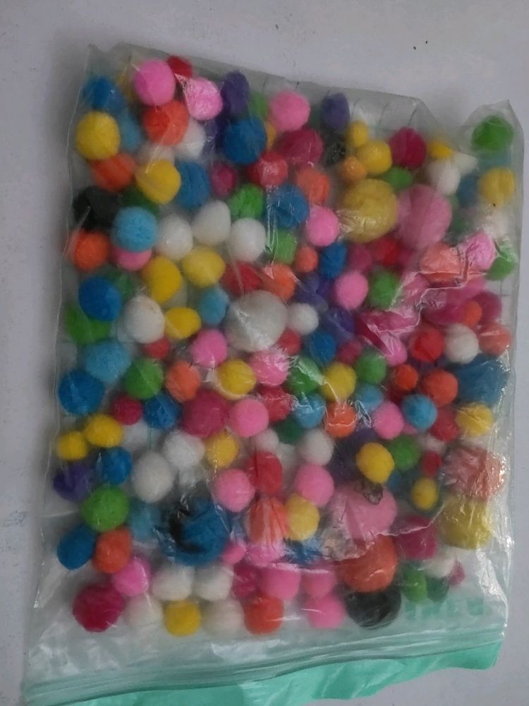 Multi Colour Pom poms