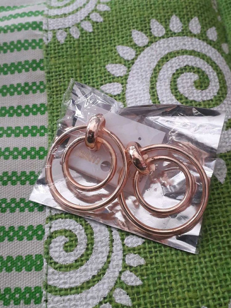 Circle Drop Earrings