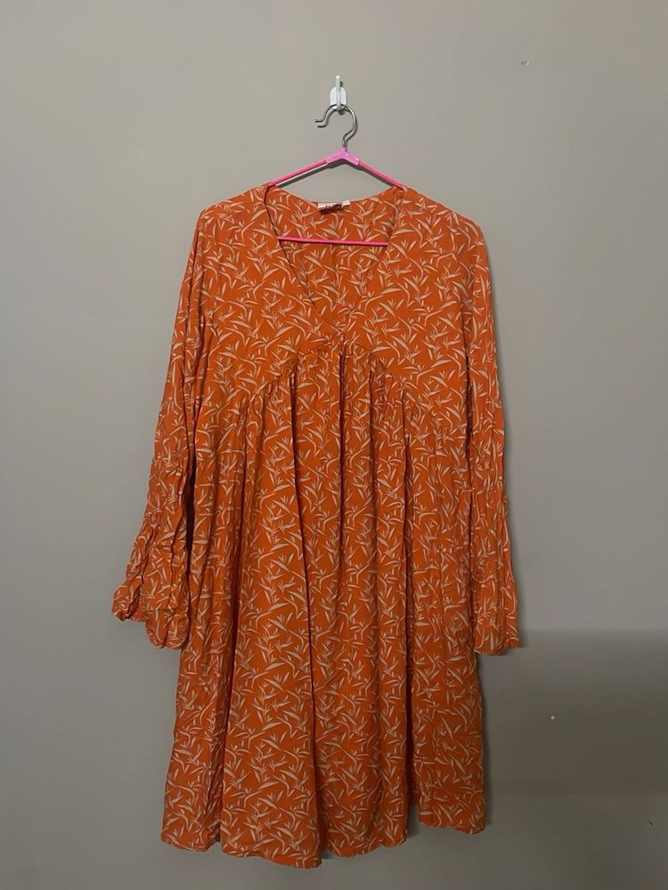 Orange ed-a-mama Dress