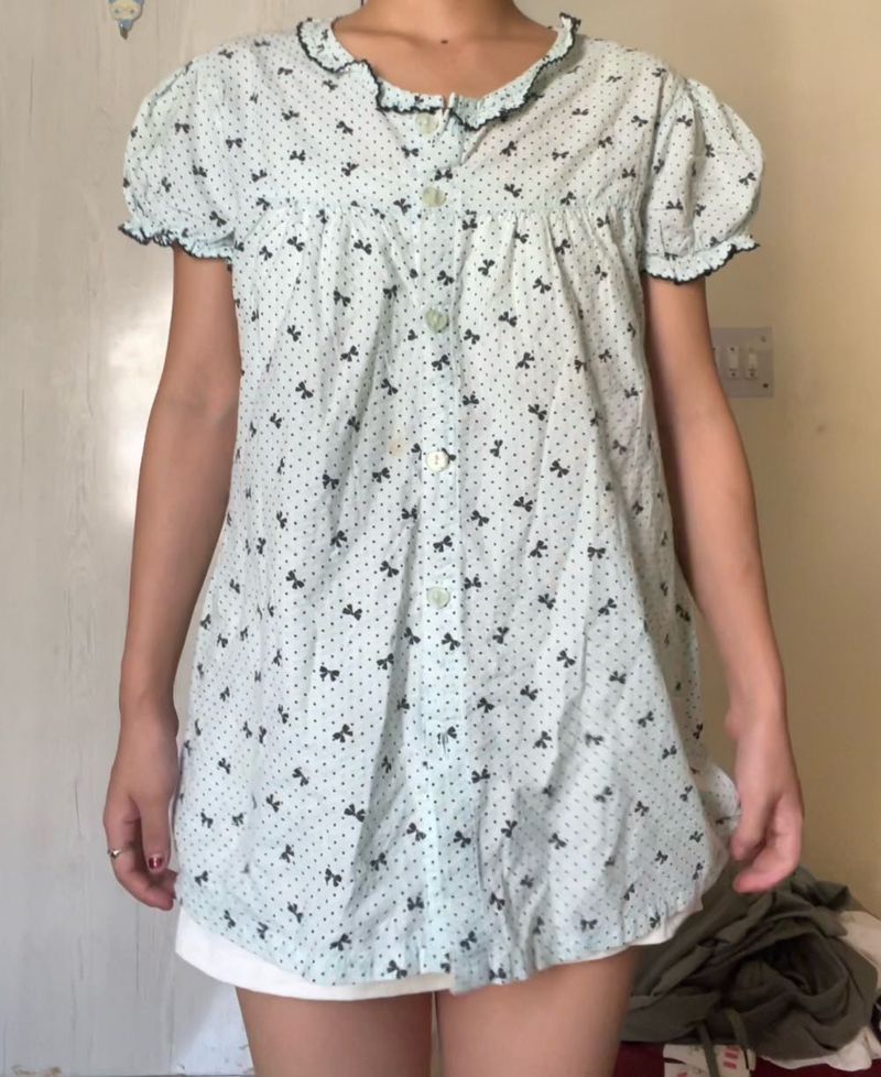 Mint Green Bow Garment