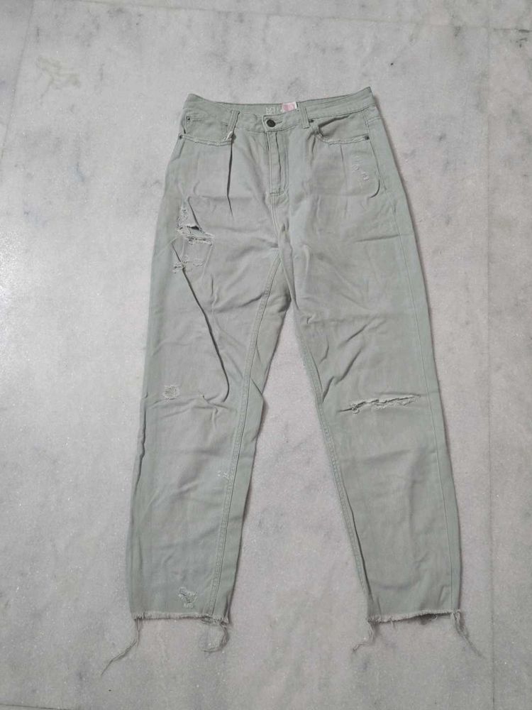 Ripped Light Wash Jeans