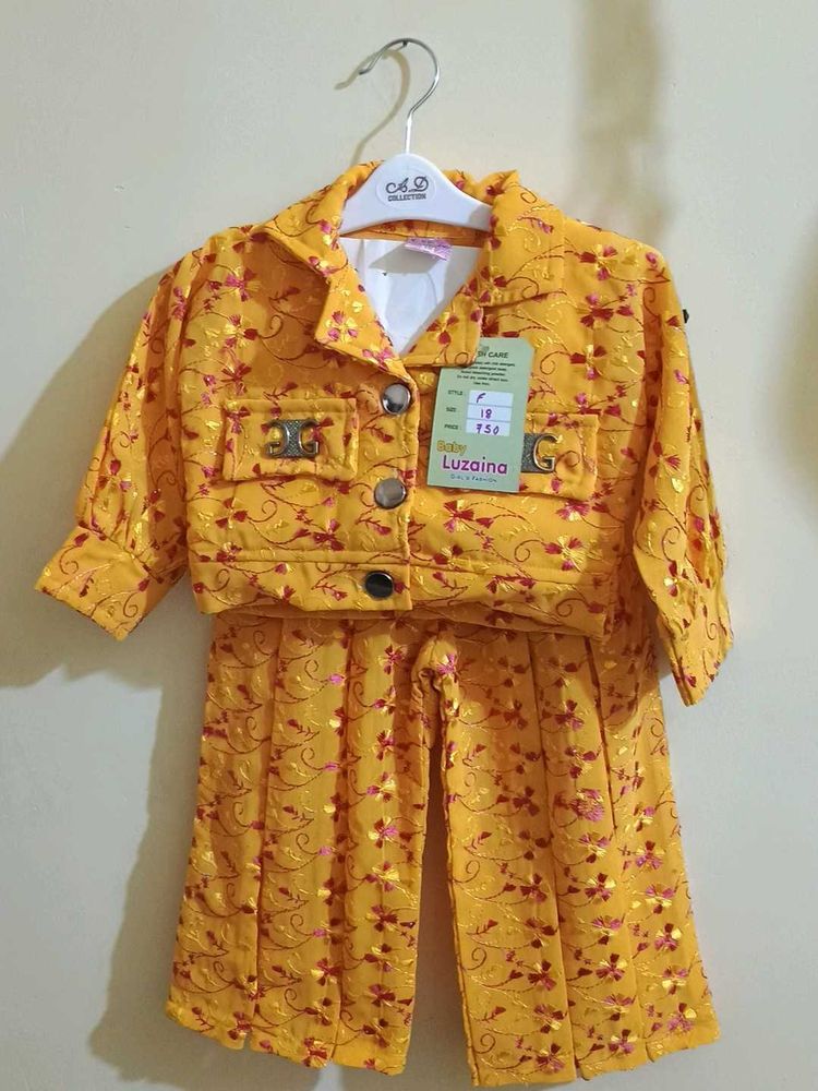 Cute Floral Baby Clothing Set