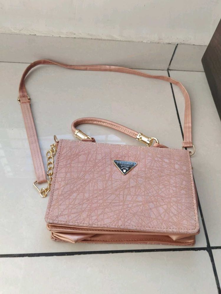 Chic Pink Crossbody Bag