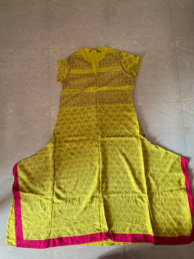 Yellow Kurta