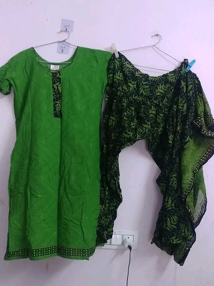 Cotton Pattiyaala Suit ,Used