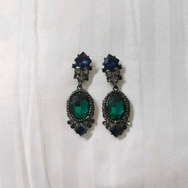 Emerald Drop Earrings