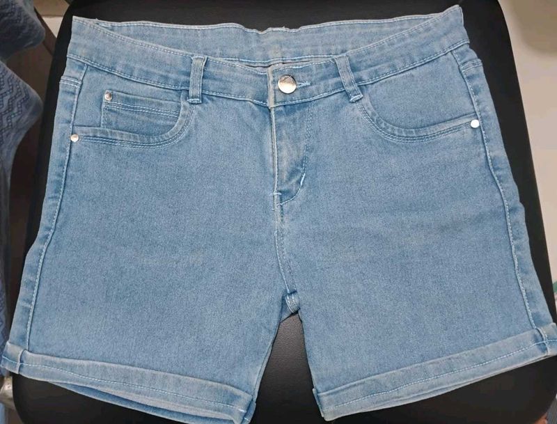 Denim Imported Branded Shorts