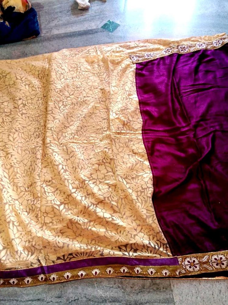 Beautiful Dual Colours Saree