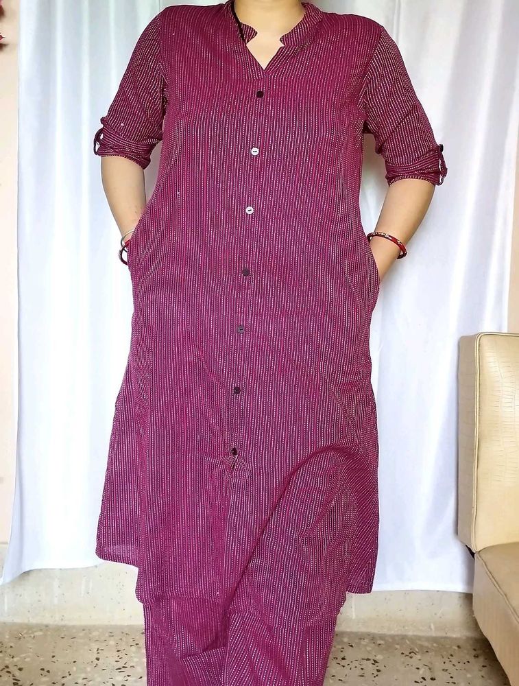 Beautiful  Kurta Pajama Set Without dupatta