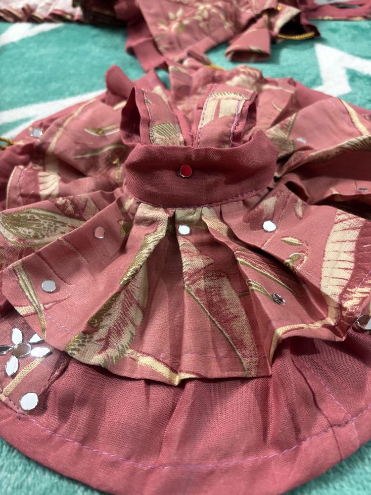 Laddu Gopal fancy cotton dress 1 piece