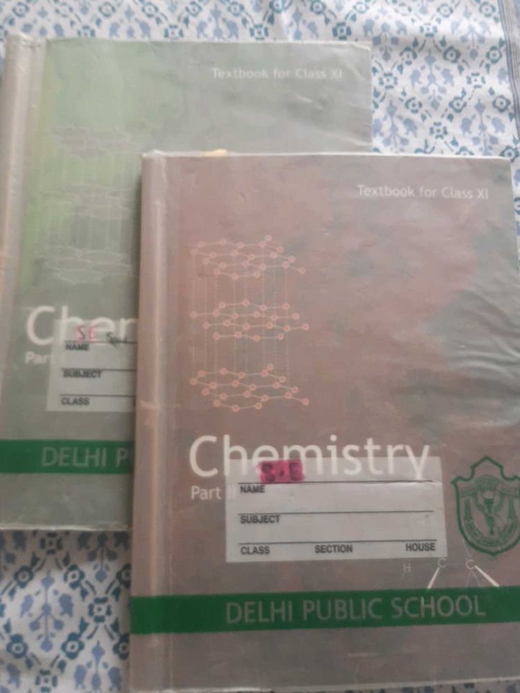 Chemistry NCERT Class 11 Part 1 and 2 (COVERED)