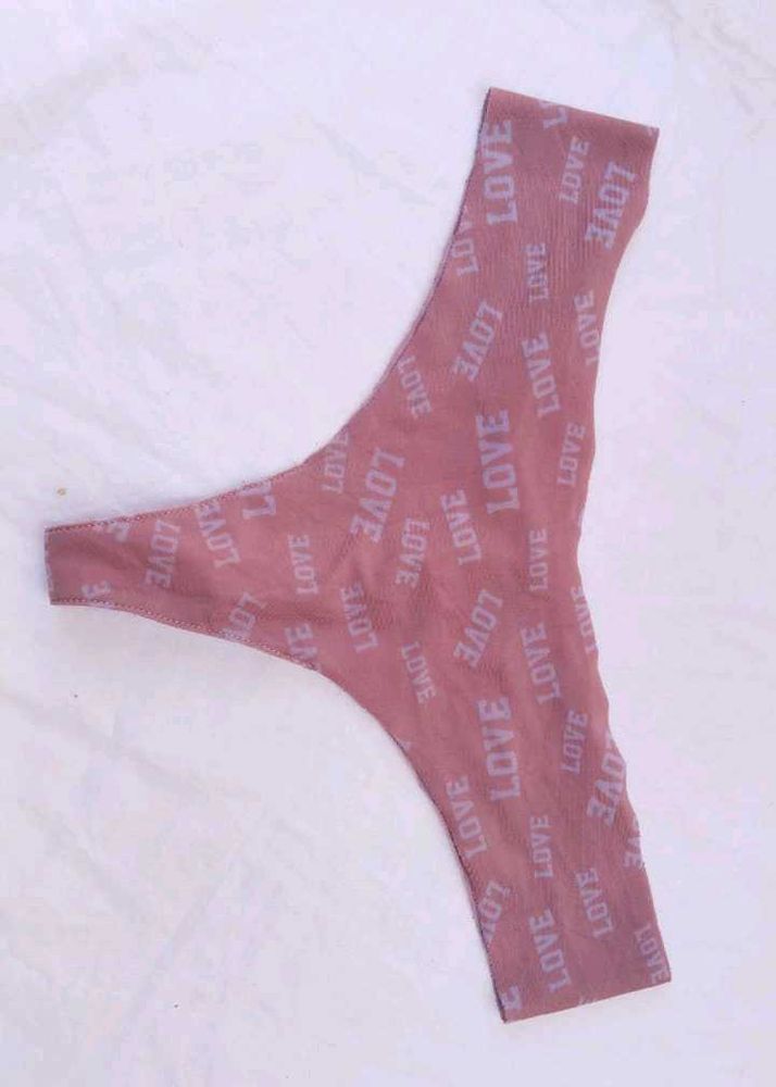Love Print Panty